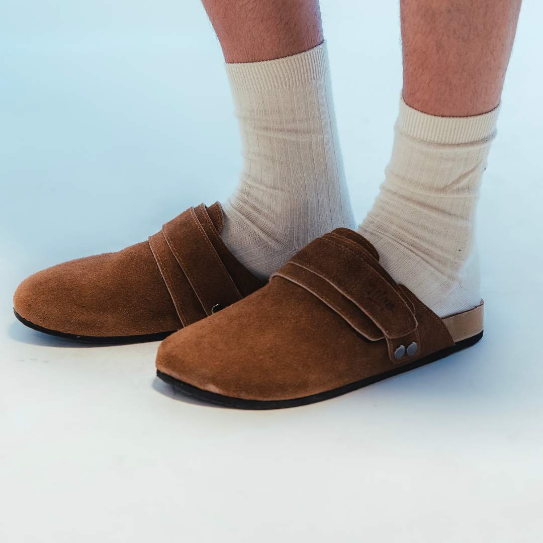 ULAP CLOGS TAN ( Tan Brown Clogs Shoes )