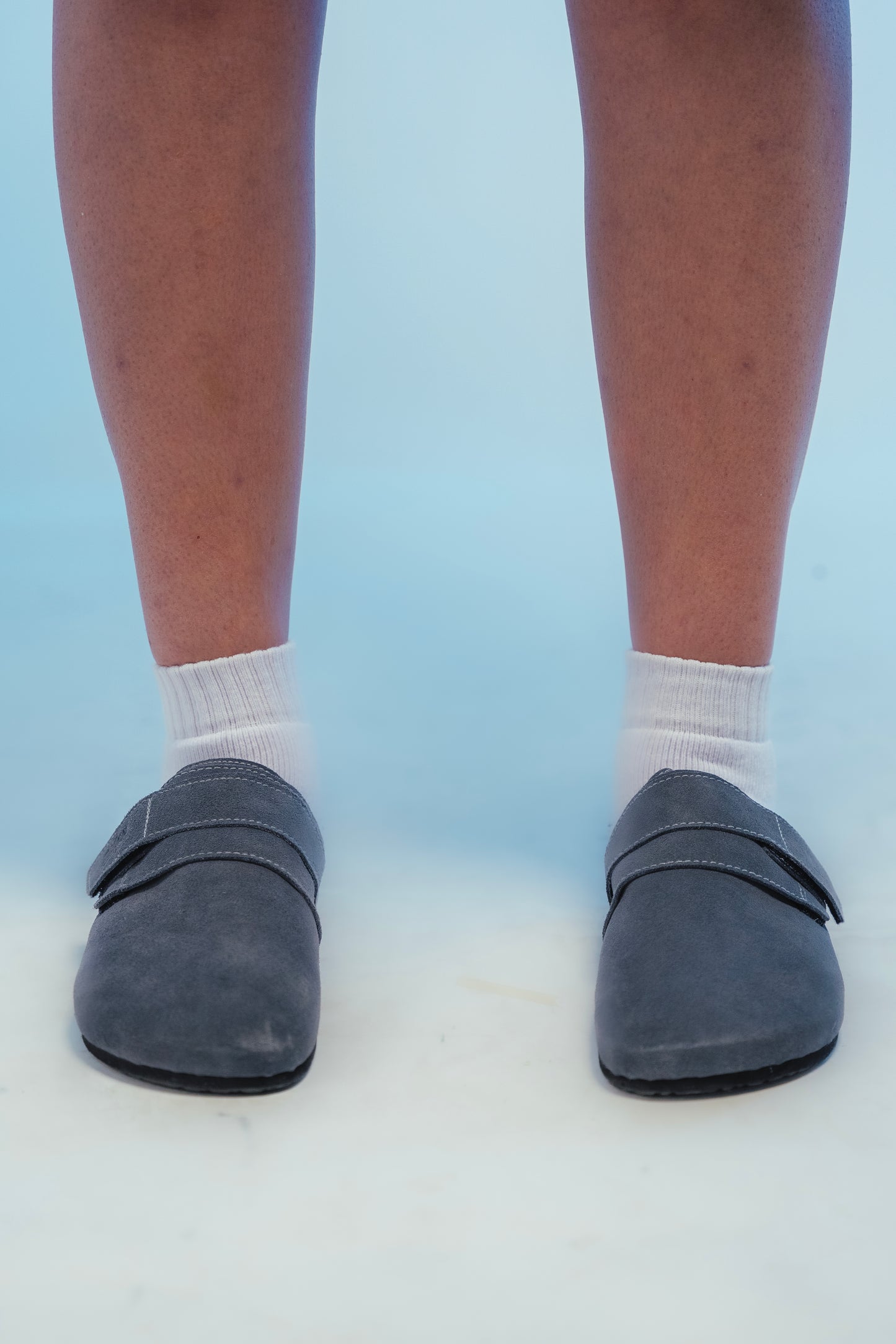 ULAP CLOGS BLUE GRAY ( Blue Gray Clogs Shoes )