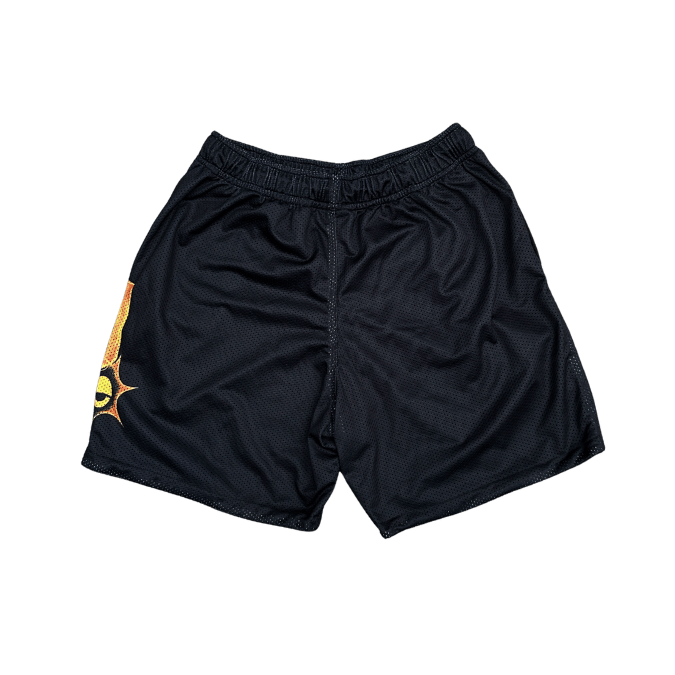 Y2K MESH FIRE LOGO ( Mesh Short )