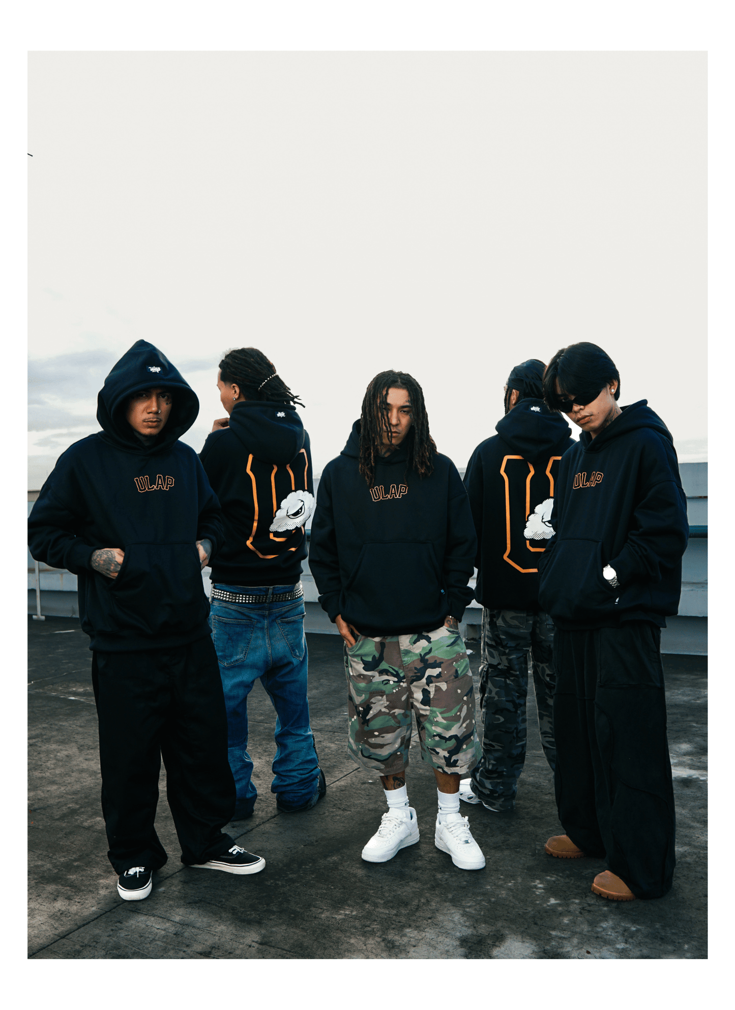 ULAP™ GIANTS - BLACK HOODIE ( Drop Shoulder ULAP™ Hoodie )