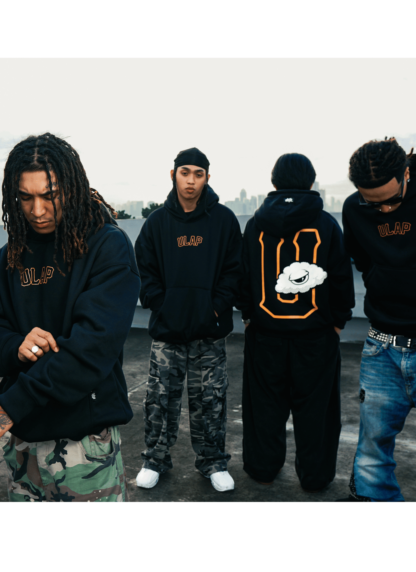 ULAP™ GIANTS - BLACK HOODIE ( Drop Shoulder ULAP™ Hoodie )