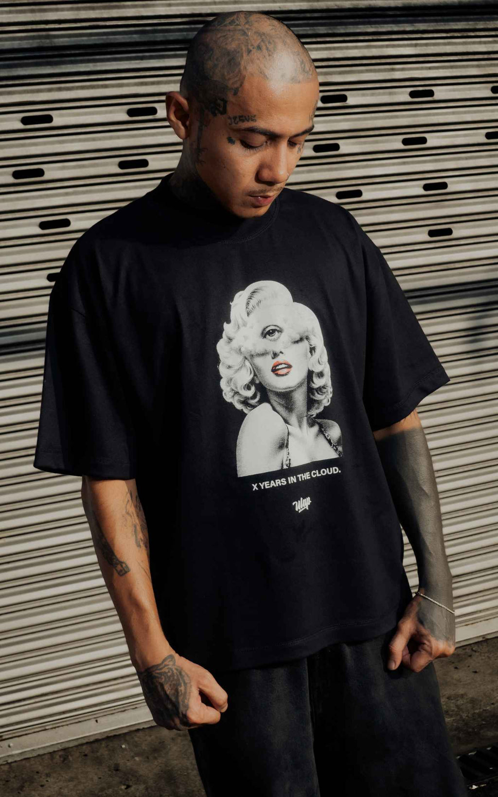 MONROE ( Oversized Black Tshirt )