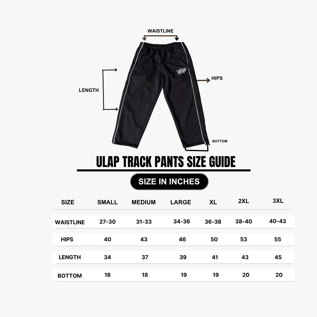 ULAP™ Track Pants (Straight Leg Pants Black)