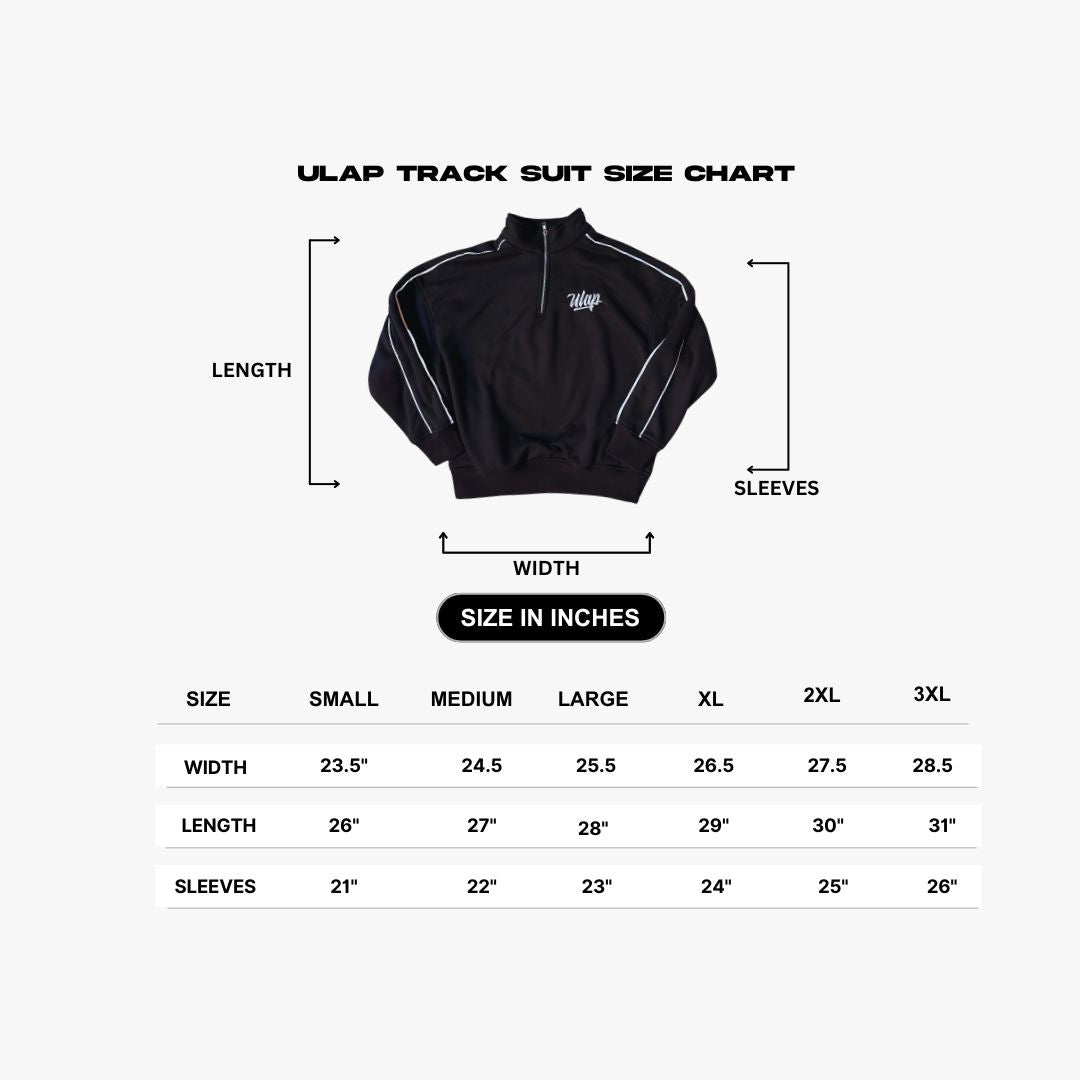 ULAP Tracksuit Half-Zip ( Drop Shoulder Tracksuit Moss Green )