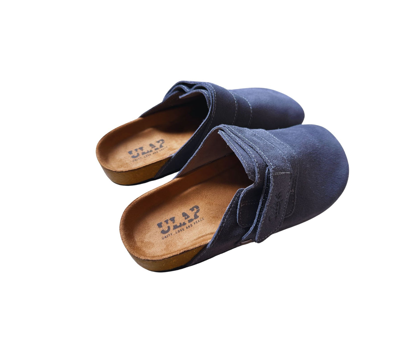 ULAP CLOGS BLUE GRAY ( Blue Gray Clogs Shoes )