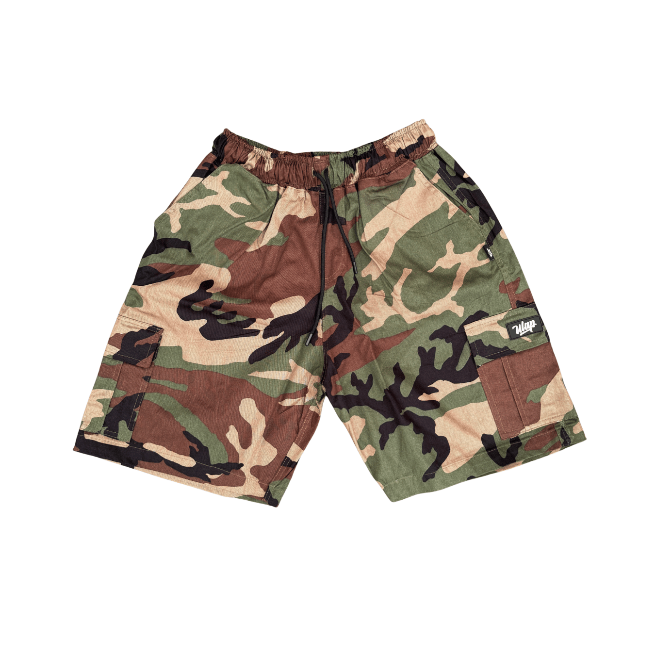 6 POCKETS GREEN CARGO CAMOU ( ULAP™ Cargo Short )
