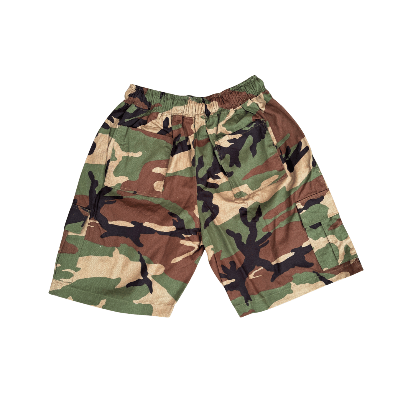 6 POCKETS GREEN CARGO CAMOU ( ULAP™ Cargo Short )