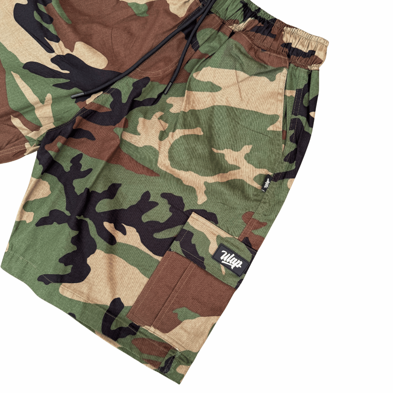 6 POCKETS GREEN CARGO CAMOU ( ULAP™ Cargo Short )