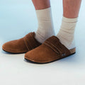 ULAP CLOGS TAN ( Tan Brown Clogs Shoes )