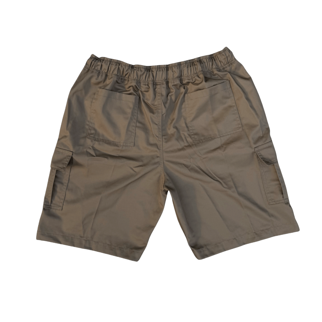 ULAP™ 6 POCKETS PLAIN BROWN CARGO SHORT