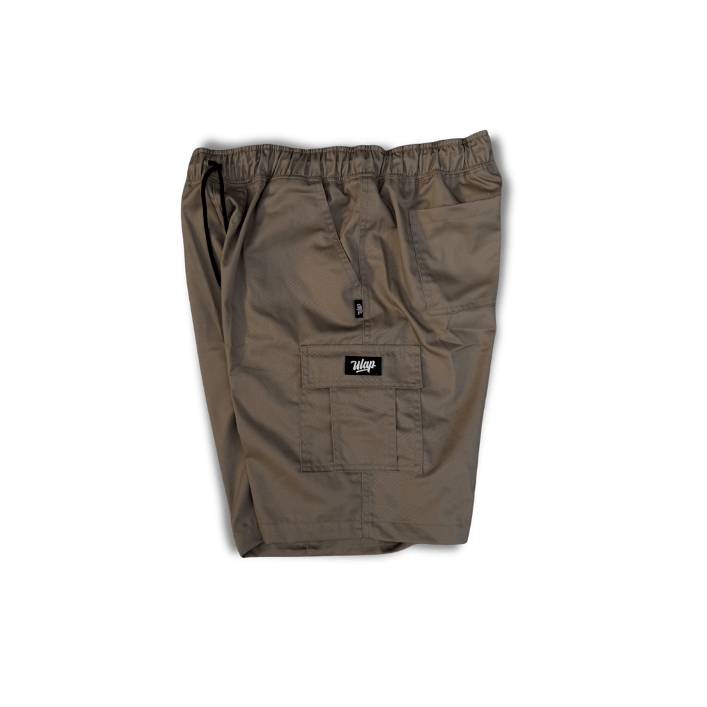 ULAP™ 6 POCKETS PLAIN BROWN CARGO SHORT