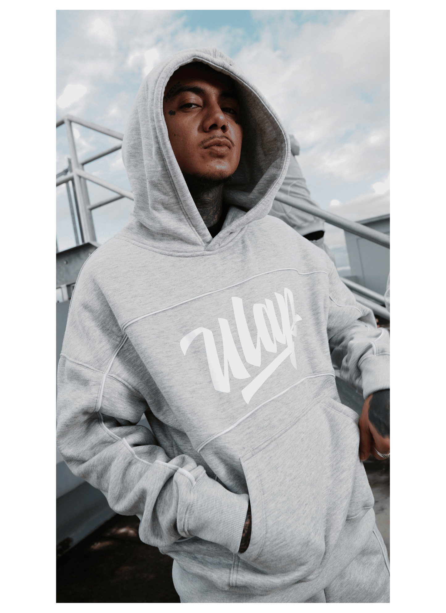 Ulap Tracksuit Top ( Drop Shoulder Gray )