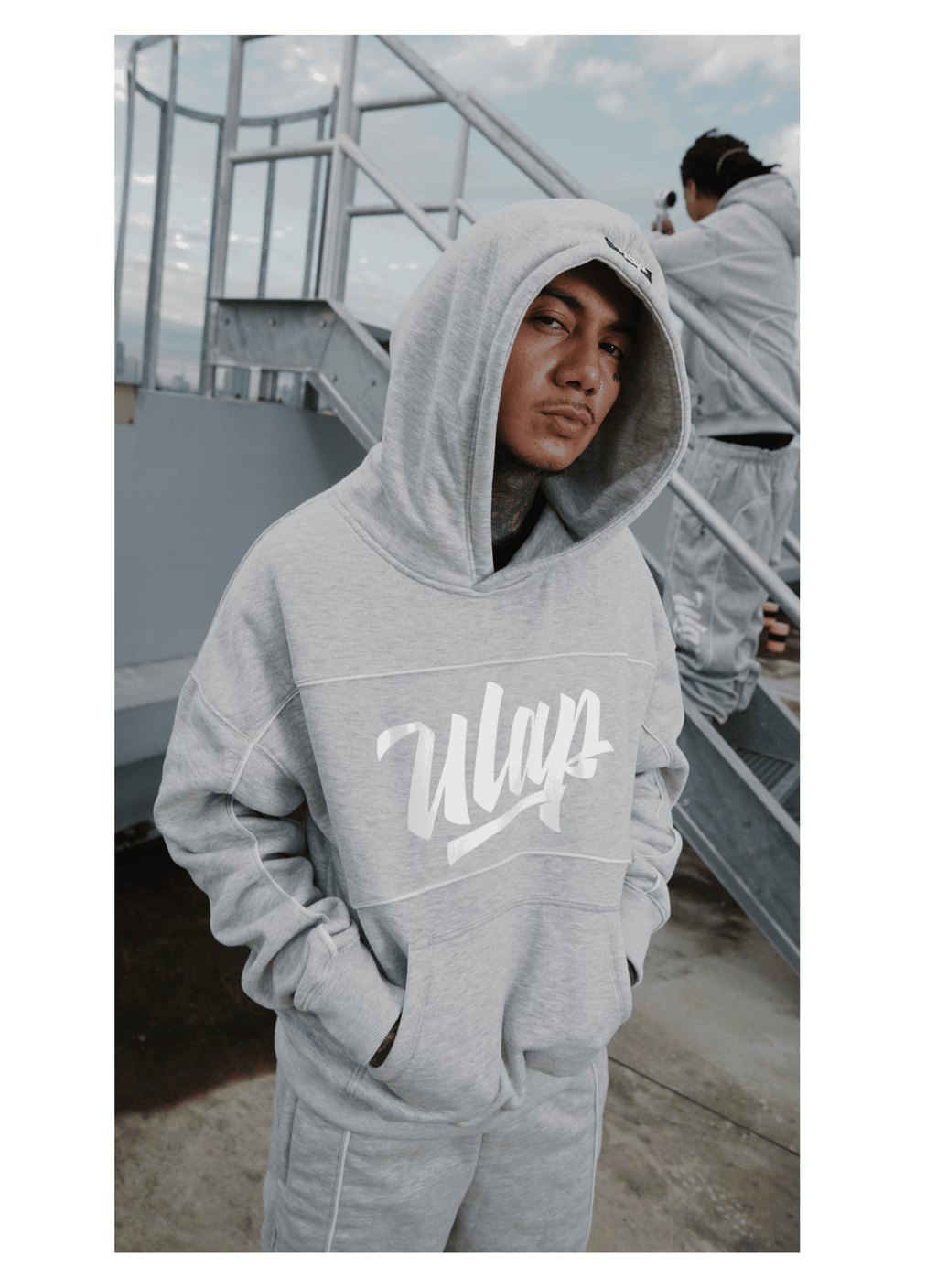 Ulap Tracksuit Top ( Drop Shoulder Gray )