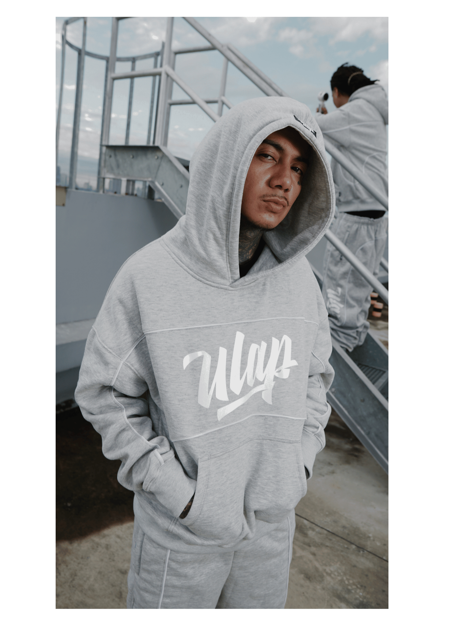 Ulap Tracksuit Top ( Drop Shoulder Gray )