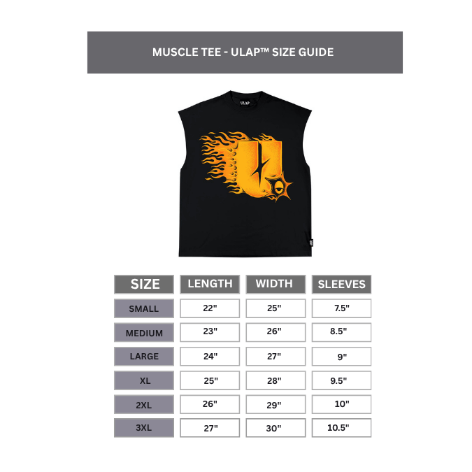 Y2K MUSCLE TEE FIRE ( Musle Tee )