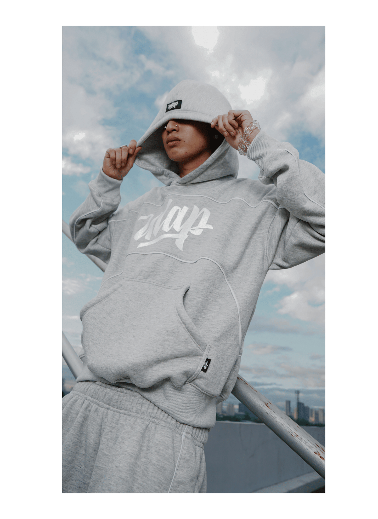 Ulap Tracksuit Top ( Drop Shoulder Gray )