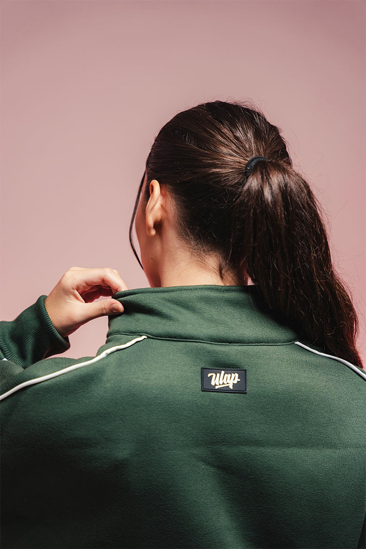 ULAP Tracksuit Half-Zip ( Drop Shoulder Tracksuit Moss Green )