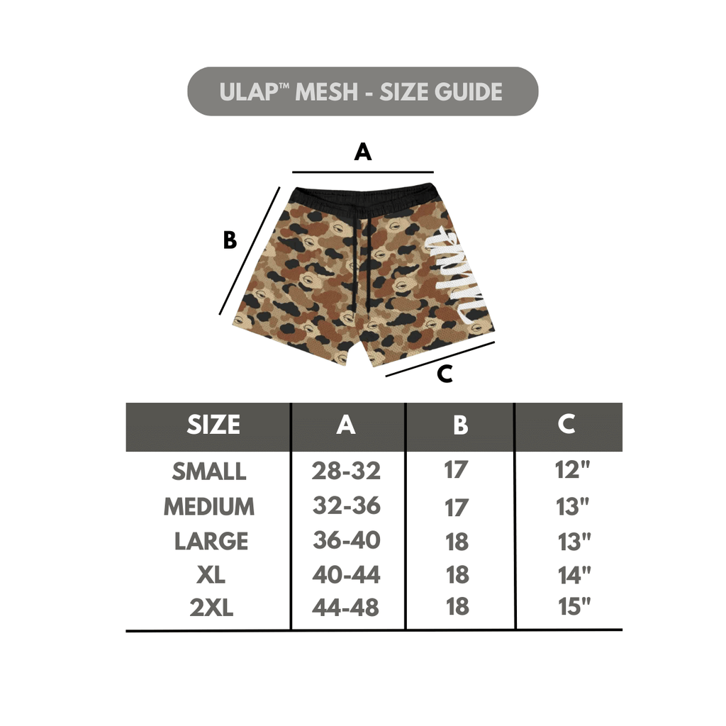 ULAP™ CLOUD CAMOU GREEN ( Mesh Short )