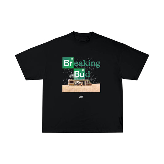 ULAP™ BREAKING BUD ( Oversized Black Box Fit T-shirt )