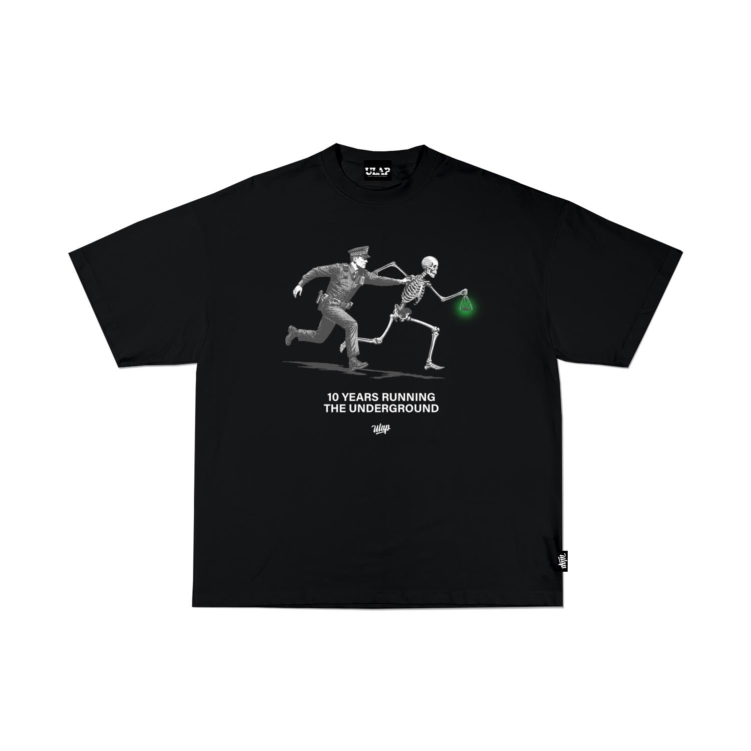 CHASE ( Oversized Black Tshirt )