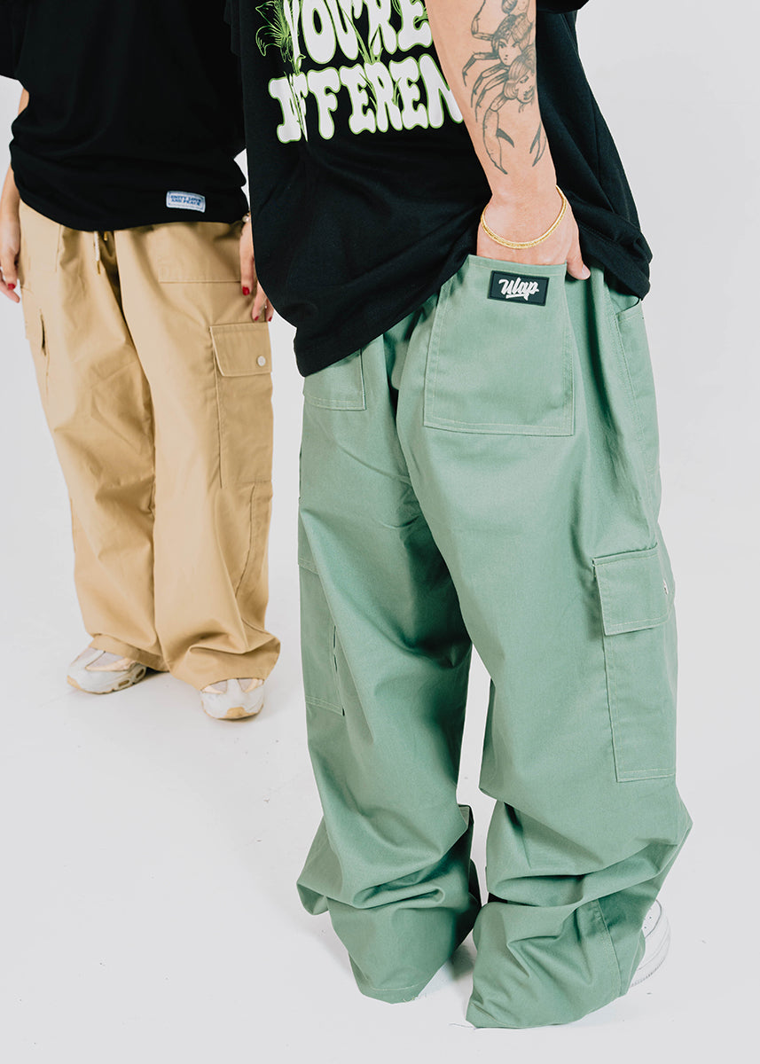 ULAP CARGO PANTS | WIDE LEG VINE