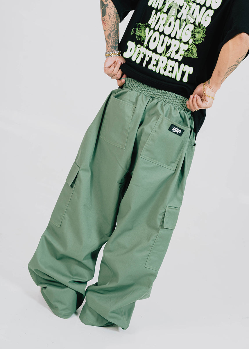 ULAP CARGO PANTS | WIDE LEG VINE