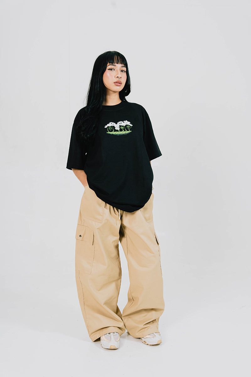 ULAP CARGO PANTS | WIDE LEG LIGHT KHAKI