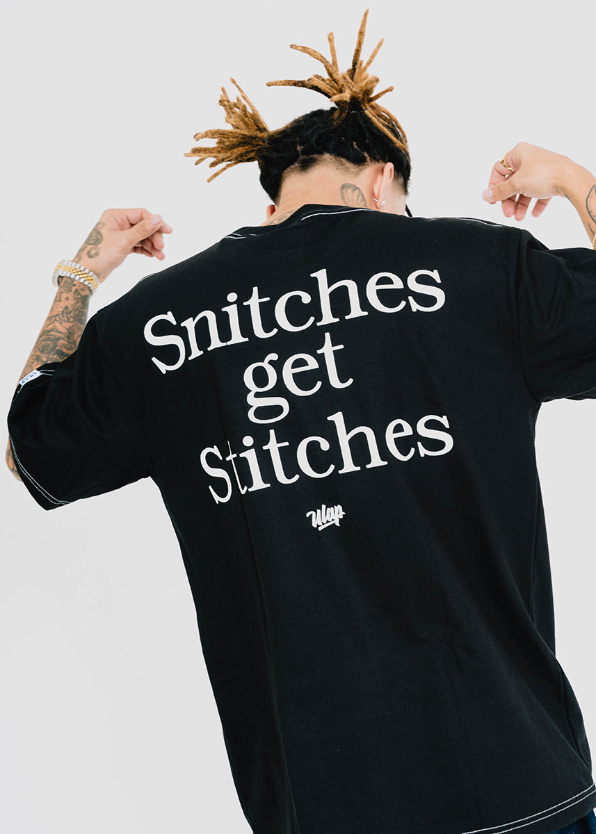 SNITCHES ULAP ( Casual Black & White Tshirt )