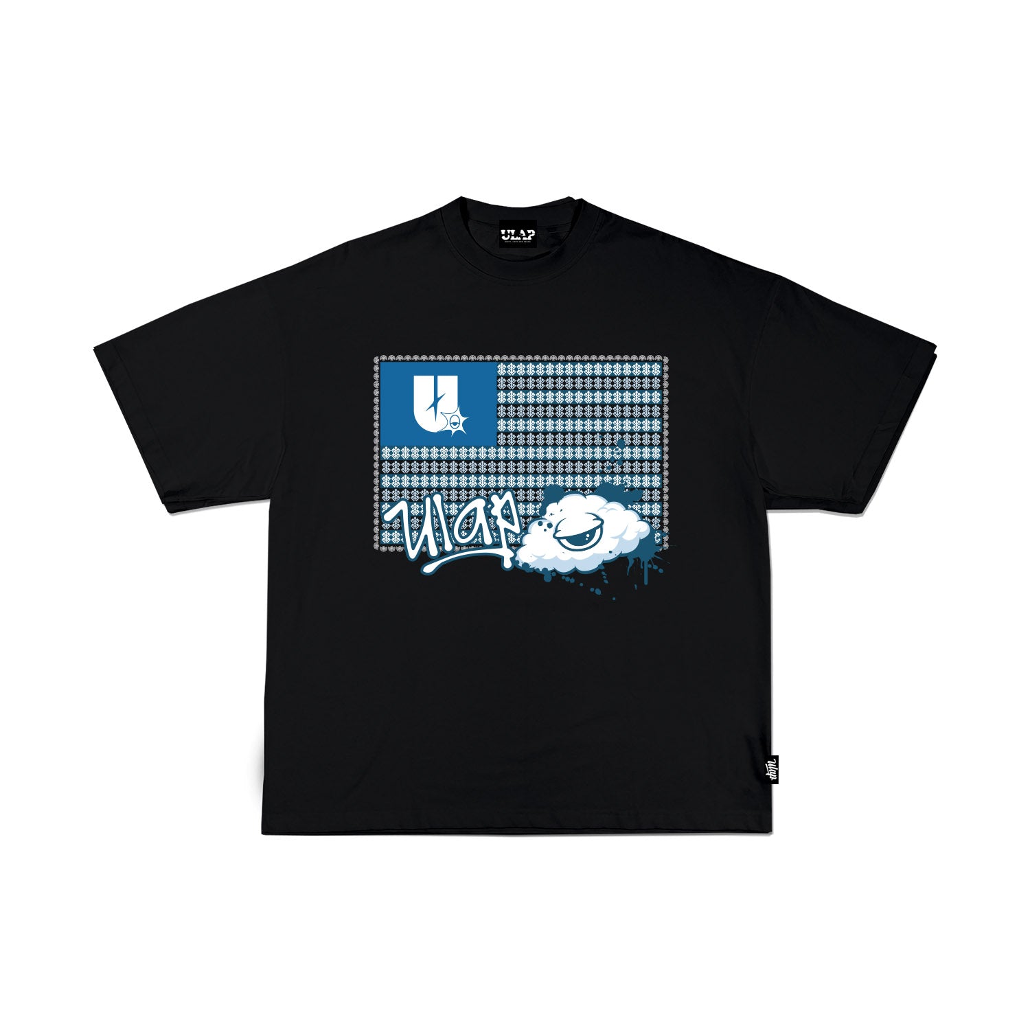 ULAP™ FLAG ( Oversized Black Box Fit T-shirt )