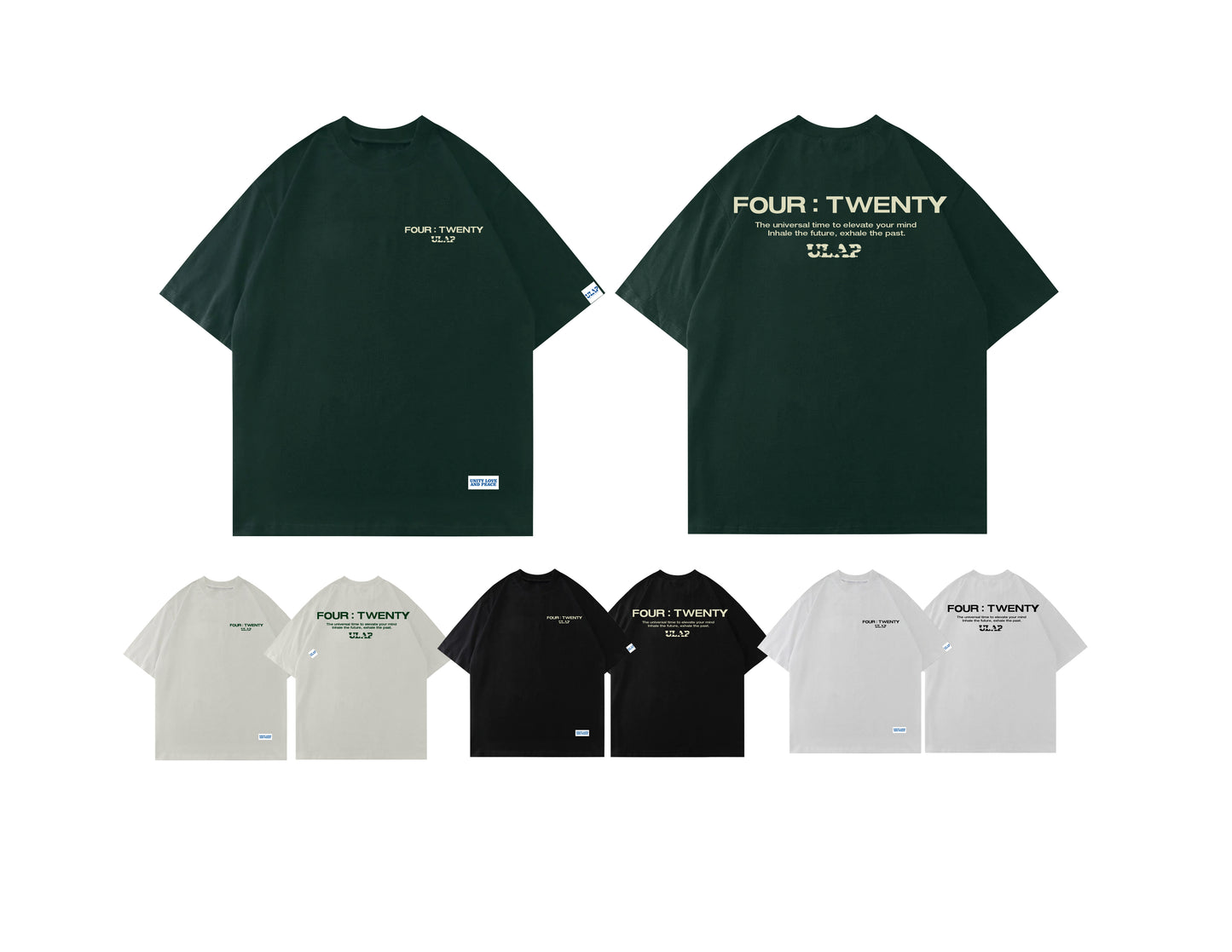 FOUR:TWENTY (MOSS GREEN, WHITE, BLACK, OFF WHITE)