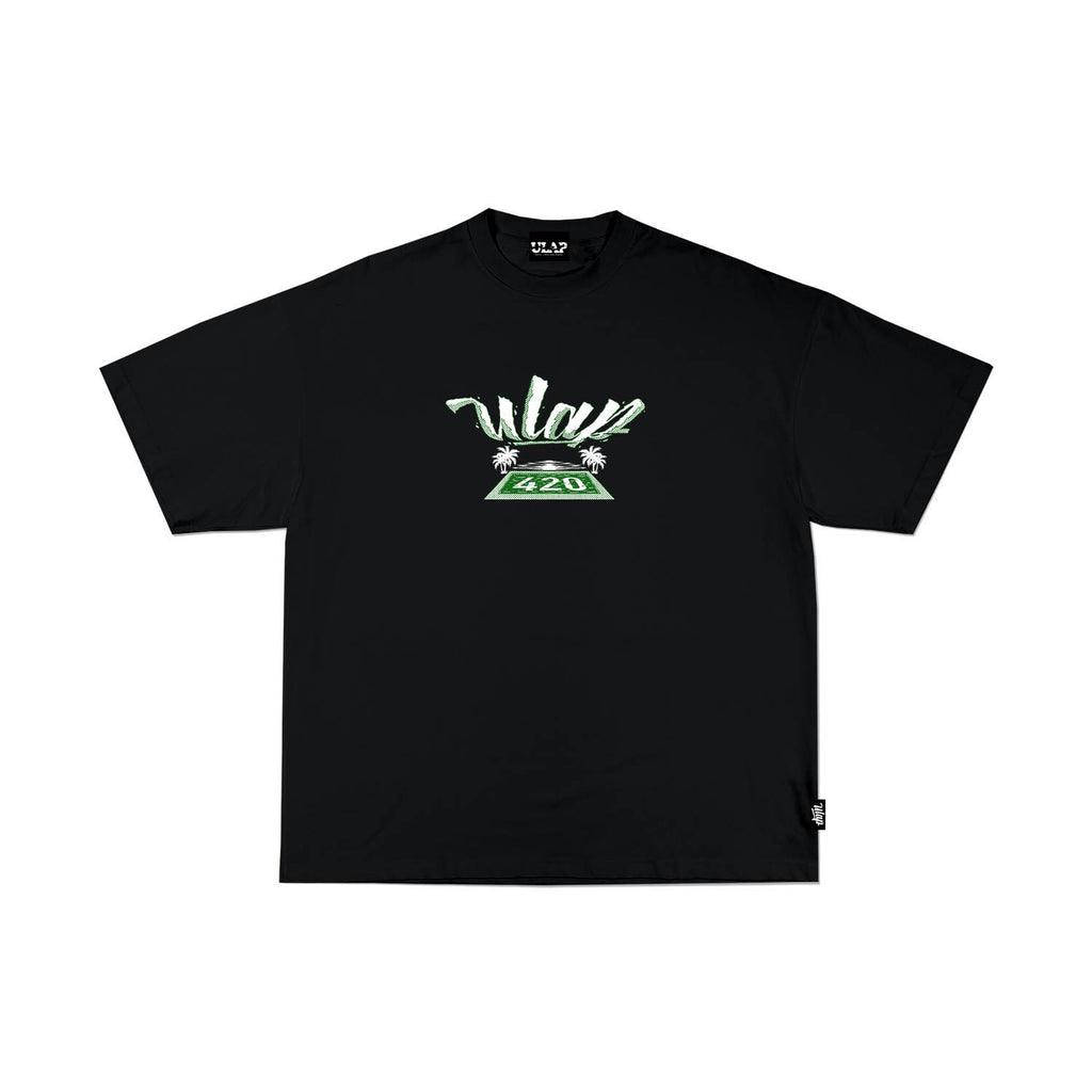 HOTEL 420 ( Oversized Black Box Fit T-shirt )