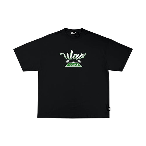 HOTEL 420 ( Oversized Black Box Fit T-shirt )