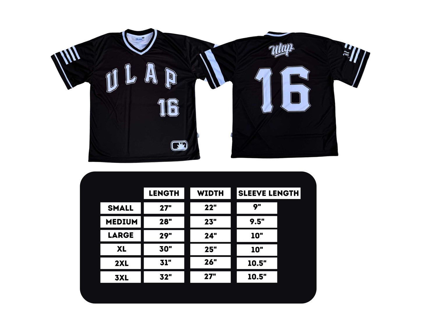 ULAP™ Polydex Football Jersey Black