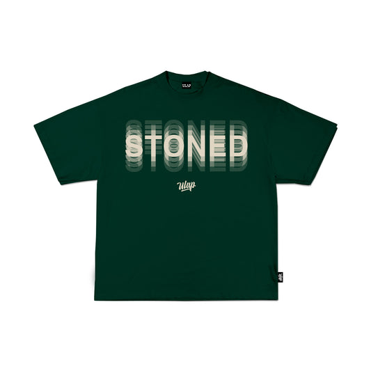 ULAP™ STONED MOSS GREEN ( Oversized Black Box Fit T-shirt )