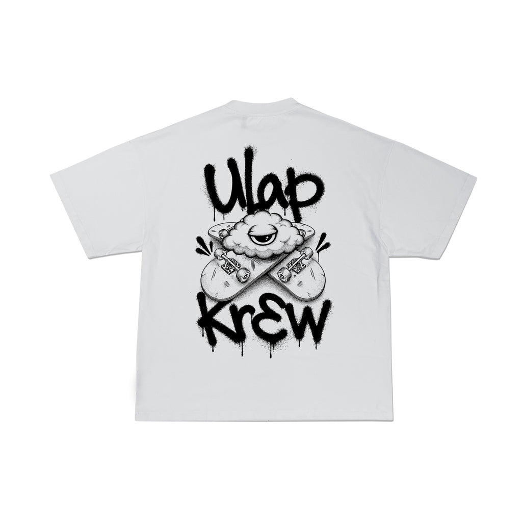 ULAP KREW CLOUD ( Oversized White Tshirt )