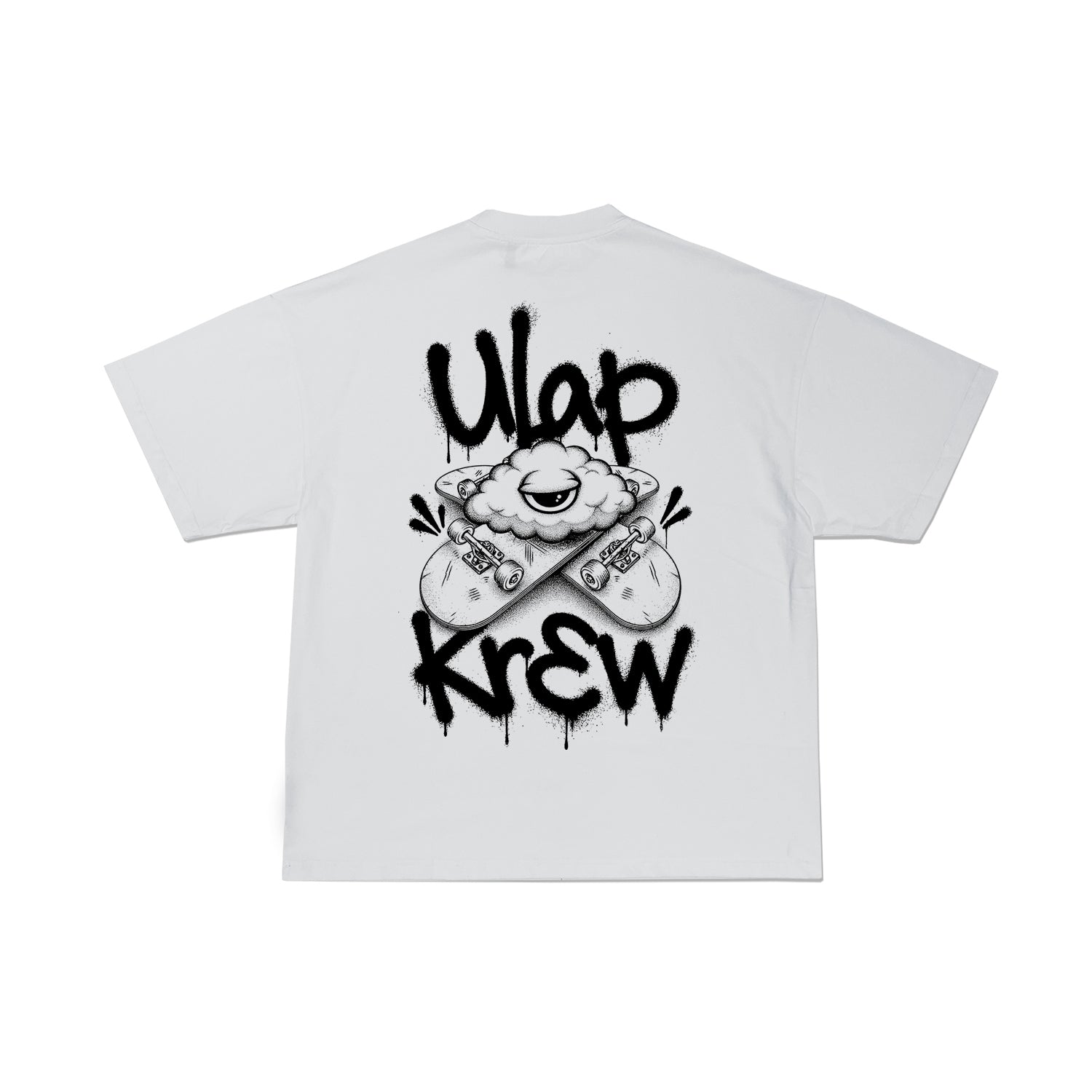 ULAP KREW CLOUD ( Oversized White Tshirt )
