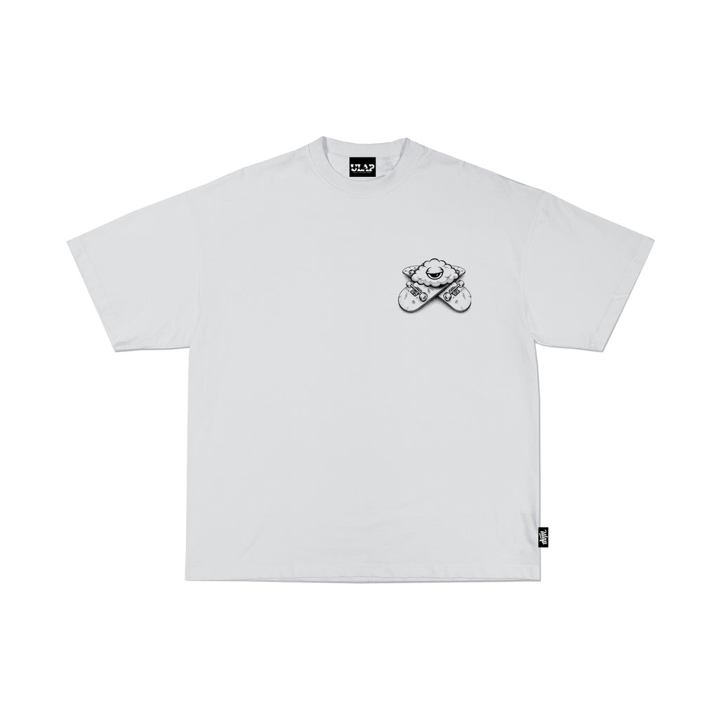 ULAP KREW CLOUD ( Oversized White Tshirt )