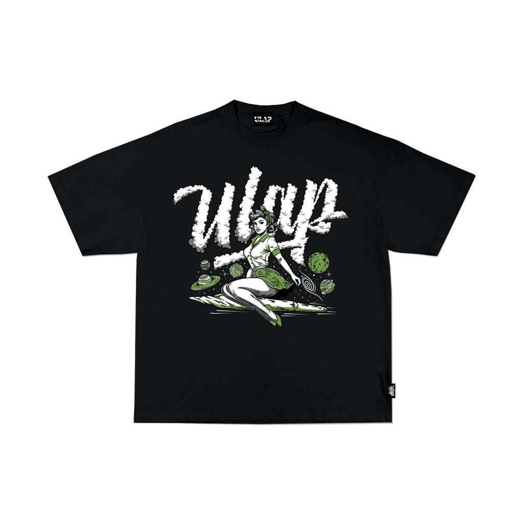 PIN-UP G BLACK ( Oversized Black Box Fit T-shirt )