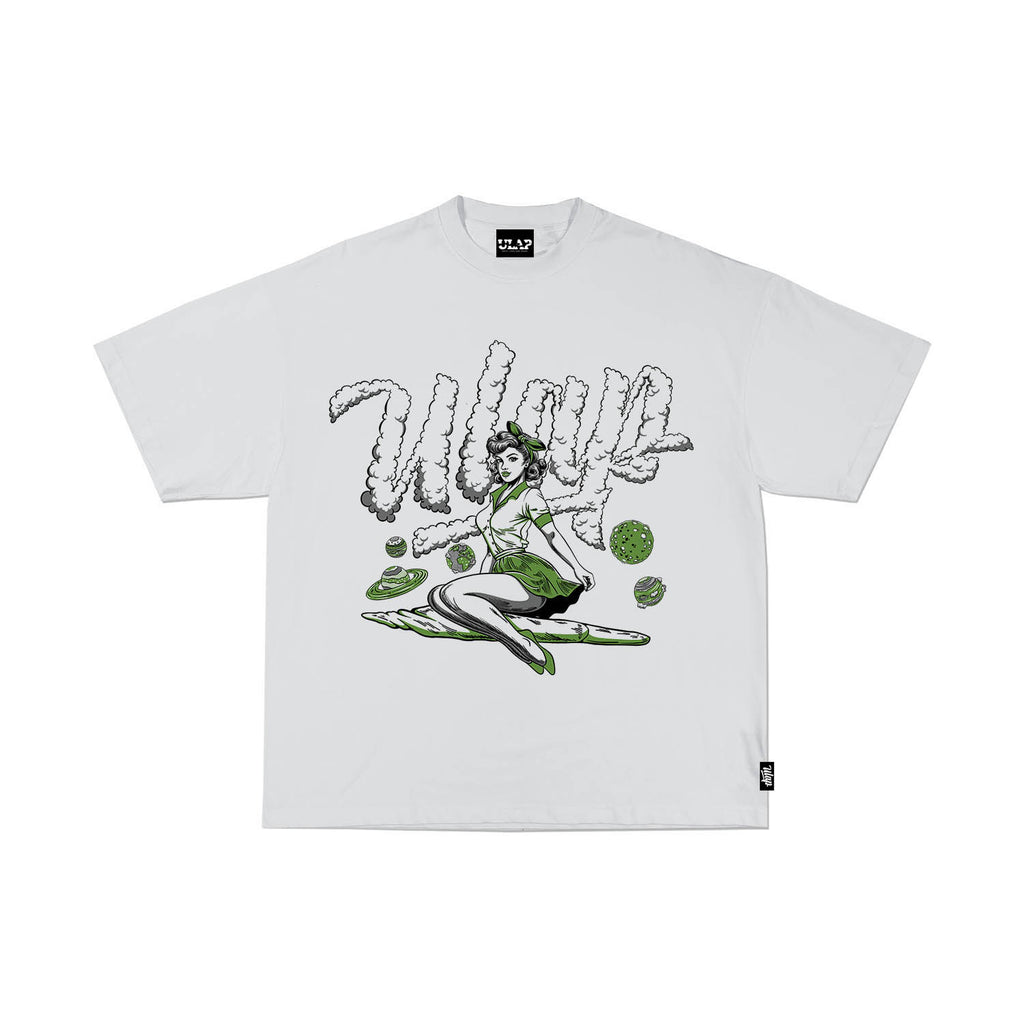 PIN-UP G WHITE ( Oversized White Box Fit T-shirt )