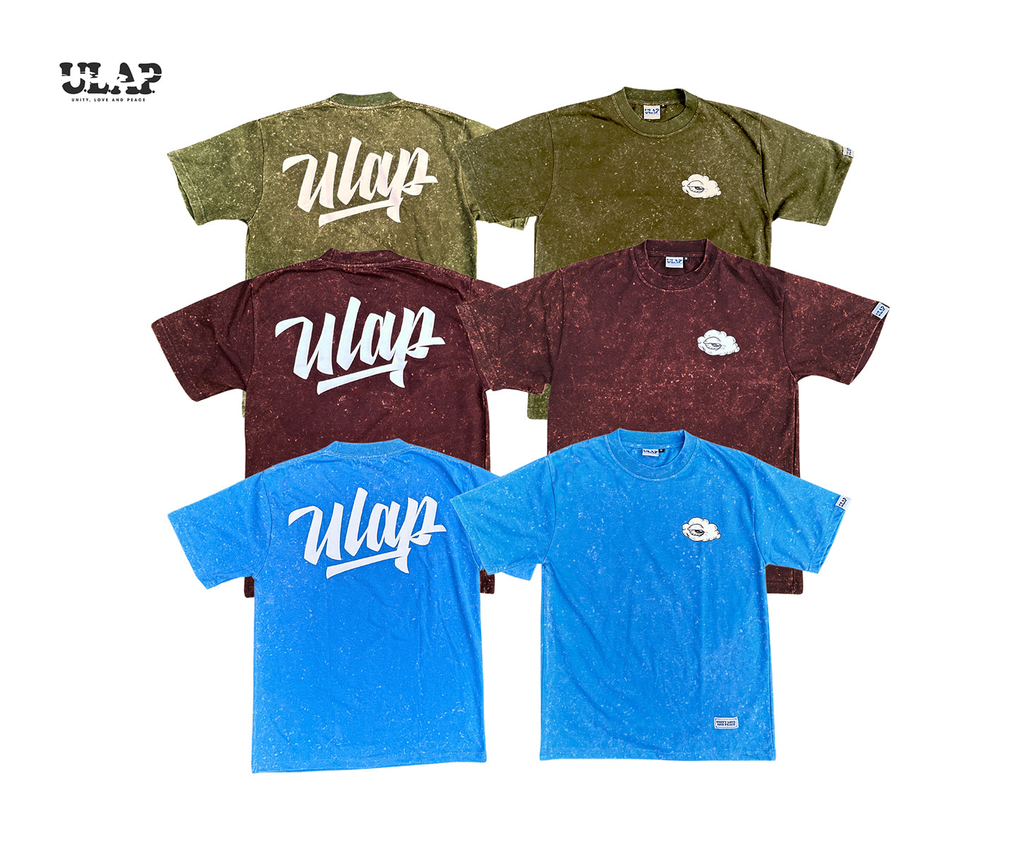 ACID WASHED COLLECTION ( Olive Green, Choco Brown, Light Blue )