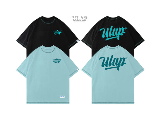 URBAN ULAP ( Casual Mint Blue and Black Tshirt )