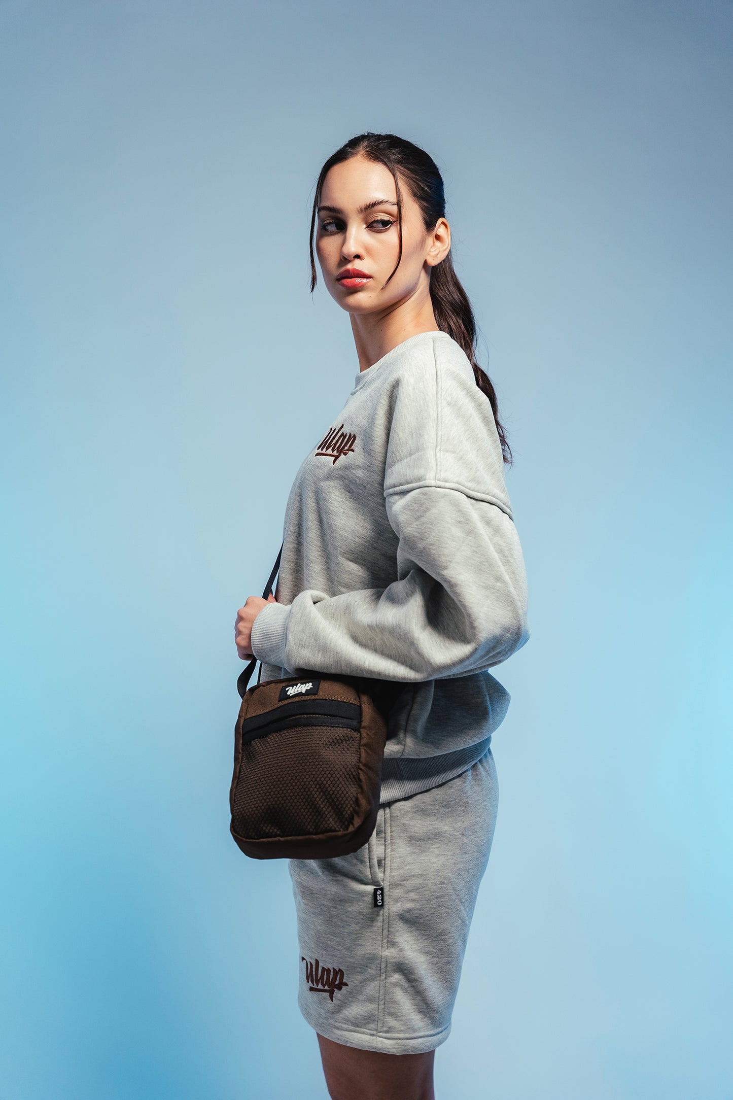 ULAP SLING BAG ( Choco Brown Adjustable Sling Bag )