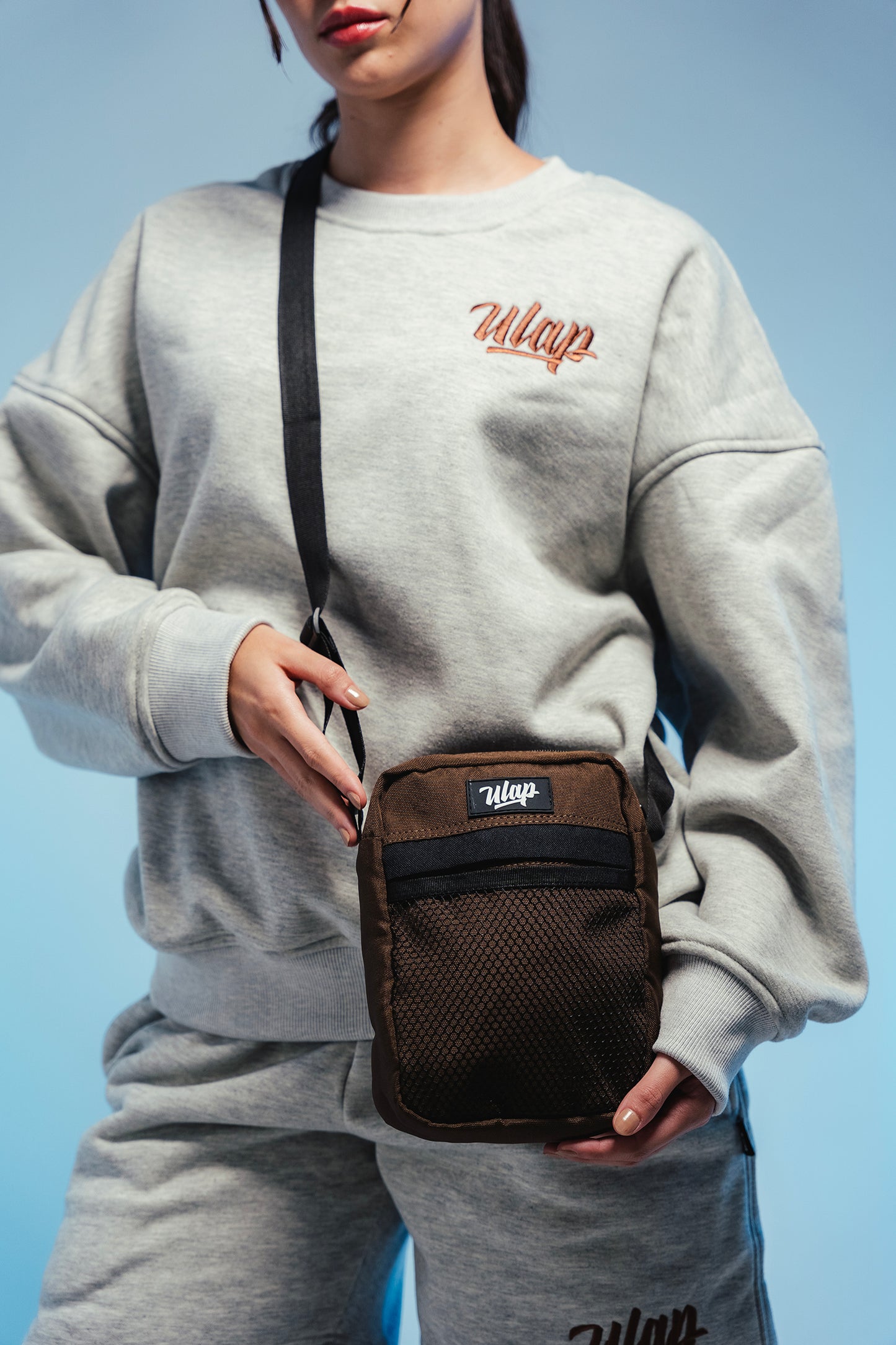 ULAP SLING BAG ( Choco Brown Adjustable Sling Bag )