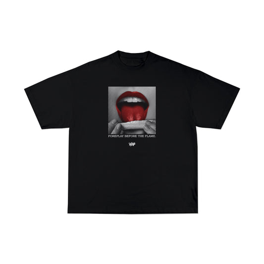ULAP™ FOREPLAY ( Oversized Black Box Fit T-shirt )