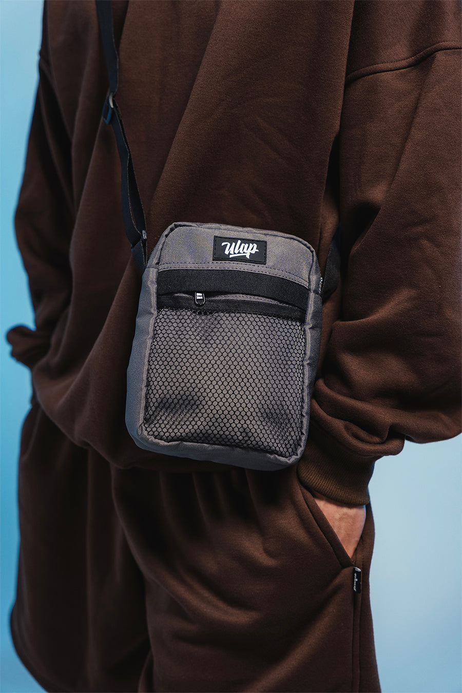 ULAP SLING BAG ( Gray Sling Bag )